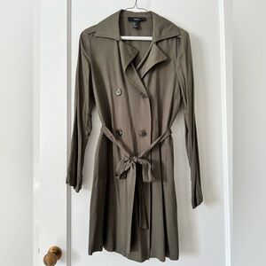 Olive Trench jacket